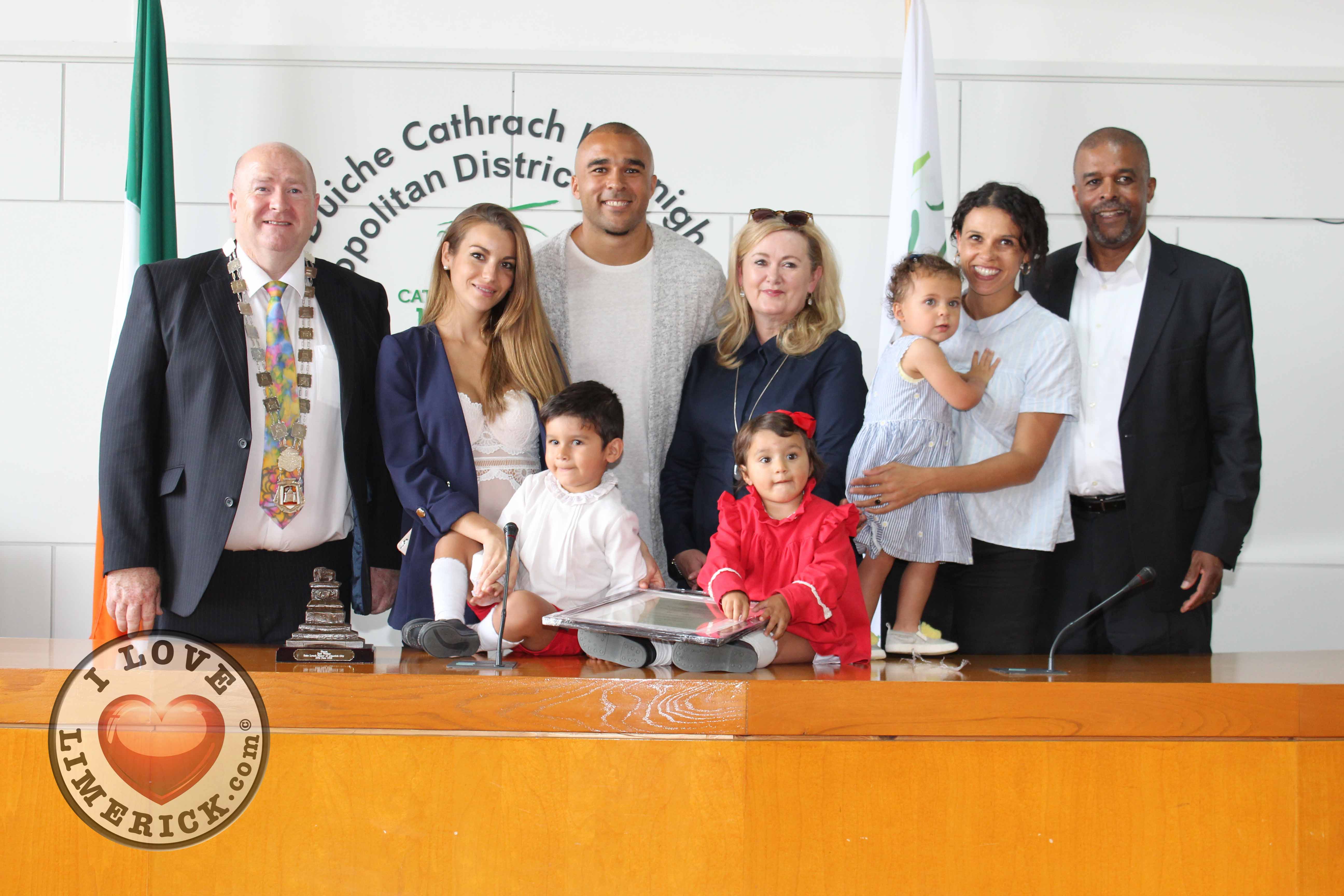 Mayoral Reception to honour Rugby Legend Simon Zebo